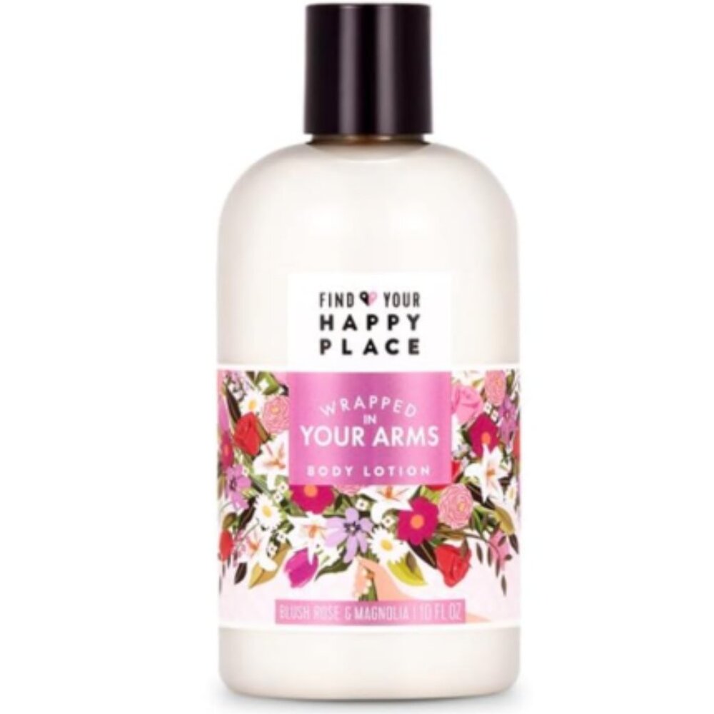 Find Your Happy Place, Moisturizing Body Lotion Blush Rose and Magnolia
